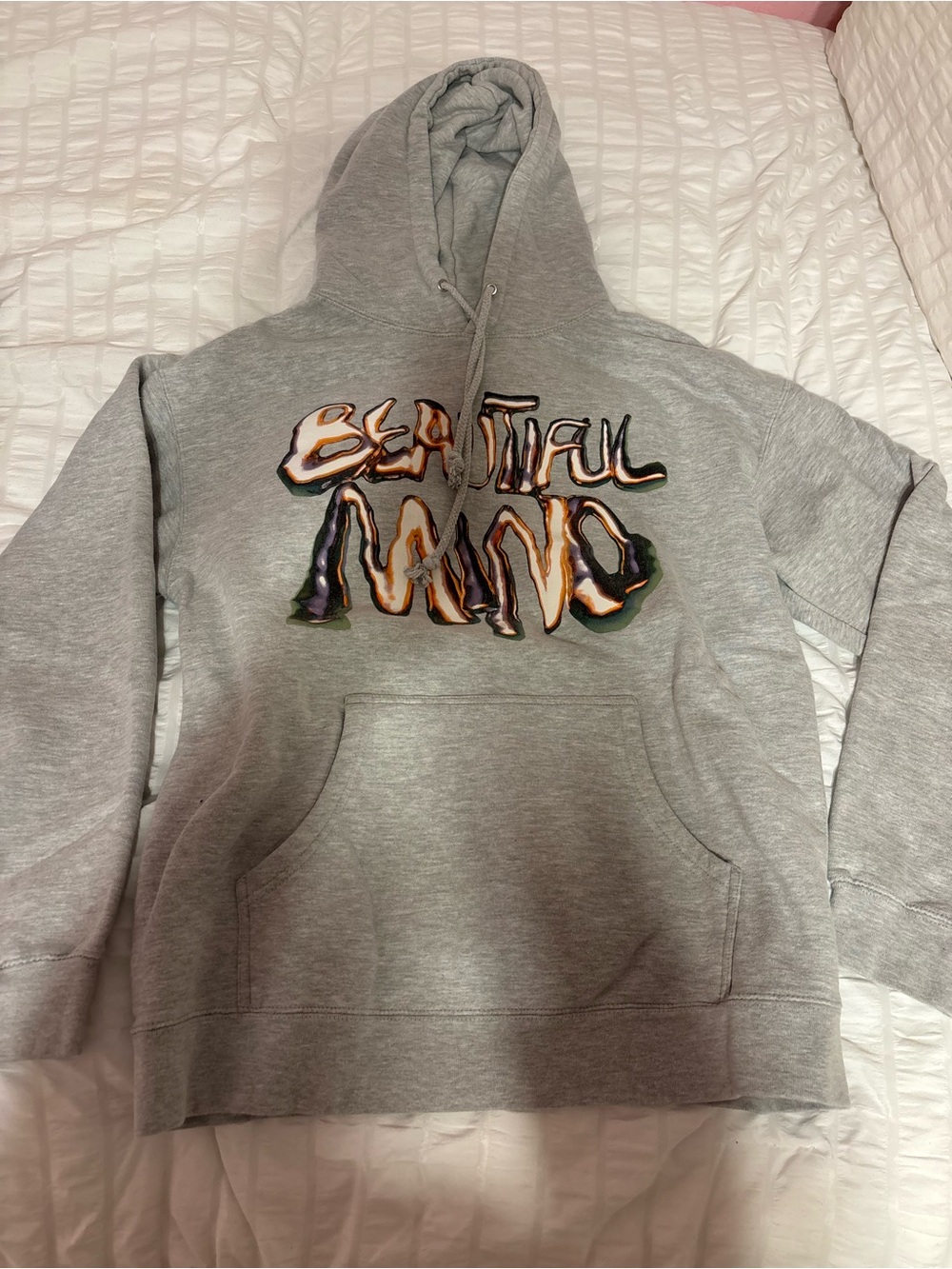 Rod Wave Concert Beautiful Minds Gray Graphic Hoodie Sweatshirt